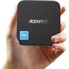 ACEMAGICIAN Vista Mini V1 Mini PC, Intel Twin Lake-N150 (fino a 3,6GHz), 16GB DDR4 512GB SSD,Mini Computer con W11 Pro | RJ45 | 4K HDMI+DP | WiFi 5 per Ufficio, Scuola