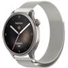 PaceBid 22mm Metallo Cinturino per Amazfit Balance 3/2/Ultra,Cheetah2 Ultra | Acciaio Inossidabile in Metallo Magnetico Cinturino di Ricambio per Amazfit Balance/Bip 6/Bip5/Bip Max, Starlight