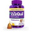 ZzzQuil Natura Melatonina Integratore per Dormire, Gusto Mango e Banana, Con Valeriana, Camomilla, Vitamina B6 e Estratti alle Erbe 60 Gommose