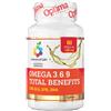 Colours of Life Optima Colours of Life Omega 3.6.9 Total Benefits Integratore Antiossidante 60 Softgel