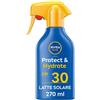Nivea Sun Spray Solare Protect&Hydrate SPF30 Crema Idratante Per 48h 270 ml