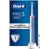 Oral-B Spazzolino Elettrico Ricaricabile Blu Pro3 3000