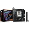 GIGABYTE B850I AORUS PRO Scheda Madre - Supporta processori AMD Ryzen Serie 9000, VRM digitale a 8+2+1 fasi, fino a 8400MHz DDR5 (OC), 1xPCIe 5.0 + 1xPCIe 4.0 M.2, 2.5LAN, WIFI 7, USB 3.2 Gen 2