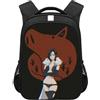 Xinchangda Seven Deadly Sins Zaino Meliodas Anime Zaino per la scuola 3D King Ban Casual Zaino da viaggio in tela per ragazzi e ragazze, Merlino, 44*30.5*16CM