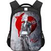 Xinchangda Seven Deadly Sins Zaino Meliodas Anime Zaino per la scuola 3D King Ban Casual Zaino da viaggio in tela per ragazzi e ragazze, Divieto, 44*30.5*16CM