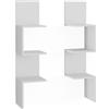 Vicco Libreria angolare da terra Paolo, Bianco, 28 x 116.4 cm Set di 2