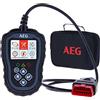 AEG 005073 Strumento Diagnostico OBD2 Evol 2, 3 Funzioni: Lettura, Dettaglio, Cancellazione dei codici di guasto, Analisi dati del veicolo, Test della batteria e circuito di ricarica