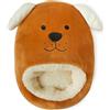 Balvi Scaldapiedi WOOF! Colore Marrone Mantenere i Piedi Caldi Borsa Morbida e Confortevole, con Un d