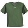GURU SHOP Guru-Shop, Camicia Yoga, Camicia Goa, Manica Corta, Camicia da Uomo, Camicia in Cotone, Verde Muschio, Dimensione Indumenti:XXL, Camicie
