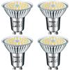 WSMCN GU10 10W Lampadine LED, Luce bianco neutro 4000K può sostituire la lampadina alogena PAR16 da 140W, AC230V 1050lm, 120° Angolo del Fascio, Illuminazione Lunga durata lampada faretti LED, 4 pezzi
