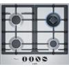 Bosch Piano Cottura da Incasso a Gas Inox Griglie in Ghisa 4 Fuochi 60 cm Serie 6 Bosch PCH6A5B96