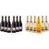 Sant'Orsola Casa Sant'Orsola Lambrusco Emilia Igt Vino Rosso Frizzante - Pacco da 6 X 750 Ml & Prosecco D.O.C. Millesimato Luxury - Pacco da 6 x 750 ml