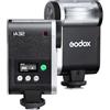 Godox iA32 iFlash Flash Flash Mini Speedlite GN15 A/M Mode con S1/S2 Optial Trigger Testa Flash inclinabile per Fuji, Canon, Nikon, Sony, Olympus, Panasonic