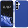 kwmobile Custodia Compatibile con Samsung Galaxy A55 5G Cover - Back Case per Smartphone in Silicone TPU - Protezione Gommata - blu baltico