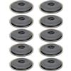 ECSiNG 10 Pezzi 40mm Grommet Tappi Sottoscocca Tappi Impermeabili Tappi Con Fibbia In Gomma N90964902 Compatibili Con Audi Compatibili Con VW Grigio
