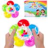 Ainiv Color Sorting Toys per Bambini Piccoli, Giocattoli per capacità Motorie Fini, Giocattoli Educativi di Abbinamento dei Colori, Giochi di Abilità Matematiche Montessori, Fiore