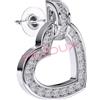 SANICO SRL Biojoux - orecchini pendenti montecarlo heart stainless steel BJT224