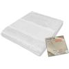 Tex family Set Asciugamani Bagno Tosca © in Spugna di Cotone 100% da Ricamare Punto Croce 1+1 Viso e Ospite - Bianco