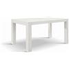 Tavolo MARZAMEMI in legno, finitura bianco frassinato, allungabile 160×90 cm - 240×90 cm