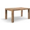 Tavolo MARZAMEMI in legno, finitura rovere rustico, allungabile 160×90 cm - 240×90 cm