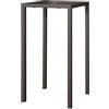 Tavolo alto ZURIGO in metallo antracite 60×60 cm, impilabile