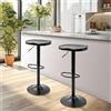 Redlifeᅟᅠ Redlife Sgabello da Bar Girevole Regolabile in Altezza, Sgabelli Bar, Sedie Pranzo, Sedie da Bar in Legno per Sala da Pranzo, Bar, Isola della Cucina, Design Ergonomico e Moderno