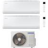 Samsung Climatizzatore Samsung Cebu S2 Wi-fi Dual split inverter 9000+12000 btu gas R32 (U.E. AJ040TXJ2KG/EU)