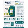 Serenity Pants Soft Dry Sensitive Extra Taglia L - Mutandine Assorbenti per Incontinenza Moderata 12 Pezzi