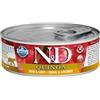 Farmina N&D Quinoa Digestion per Gatti da 80 gr Gusto Quaglia e Cocco-Skin & Coat