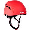 Fixe - Casco Arrampicata ABS Helmet - Caschi Arrampicata Roccia, Alpinismo, Torrentismo, Speleologia e Vie Ferratas - Casco Unisex, Regolabile, Strade Air - Rosso, 55-60 cm