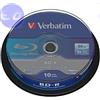 VERBATIM BD-R SL 25GB 6x Cake 10pz VERBATIM MABL - 43742