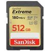 Sandisk 512GB Scheda SDXC Sandisk Exrteme Classe10 [SDSDXVV-512G-GNCIN]