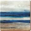 Creative Tops Motivo: Oceano Premium-Sottobicchieri con Base Rinforzata in Sughero e Legno, Colore: Blu, 6 Pezzi