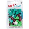 Prym - Love Green, Green Chiaro, Brown (12,4 mm) Premere i dispositivi di Fissaggio - 1 Pezzi