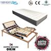 MEMORYLINE ROYAL + LIGHT RELAX - Rete motorizzata + materasso in memory Singola (80x190)