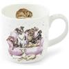 Wrendale Designs Royal Worcester - Tazza in ceramica, 0,3 l, motivo: cani notturni