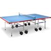 Joola 11650 Aluterna - Tavolo da ping pong professionale per esterni, resistente alle intemperie, 6 mm, superficie composita in alluminio e plastica, base pieghevole