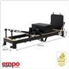 EMPOTEC Pilates Reformer macchina Professionale alta qualità legno d'acero ed alluminio Empotec PREMIUM pieghevole 6 Molle tedesche + jump board + Box Riconoscimento certificazione EU UDEM Garanzia 2 anni italia PREVENDITA CONSEGNA META AGOSTO