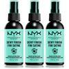 NYX Professional Makeup Makeup Setting Spray Dewy 3x60 ml