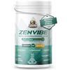 STARK Zenvibe Calmante per Cani 60 Bocconcini 180gr Rilassante Contro Ansia e Stress Cani con Valeriana, Camomilla, L-Triptofano e tè Verde, Supporto Antistress Cane per Botti, Viaggi E Temporali