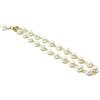 DodiGioielli.it Collana girocollo donna con perle di fiume bianche 10 mm - Modello a rosario - Chiusura moschettone dorato - Made in Italy - Nickel Free - DodiGioielli