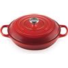 LE CREUSET TEGAME BASSO GHISA 30 CM, EVOLUTION ROSSO CHERRY (CILIEGIA)
