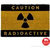 Boooh.it ZERBINO CAUTION RADIOACTIVE AREA : TAPPETO ATTENZIONE ZONA RADIOTTIVA | IDEA REGALO
