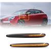 njssjd Indicatori di direzione laterali a LED Frecce dinamici per 2010-2020 Alfa Romeo Giulietta Hatchback Tipo 940 Indicatore di direzione sequenziale Indicatore di direzione Lampada ripetitore Lente fumé