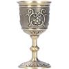 Atyhao Calice, Tazza di vino Vintage europeo Bronzo metallo bicchiere di vino Rosso Casa Arte Artigianato decorazione Royal Calice Whisky Bevanda Forniture per il partito(L)