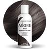 Adore, tinta per capelli semipermanente brillante, 110 castano scuro (Darkest Brown)