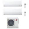 Mitsubishi Electric Climatizzatore Mitsubishi Dual Split MSZ-BT 12000+12000 R32 A+++ WiFi MXZ-2F53VF4 12+12