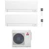 Mitsubishi Electric Climatizzatore Mitsubishi Dual Split MSZ-AY 12000+12000 R32 A+++ WiFi MXZ-2F53VF4 12+12