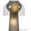 Karman Lilly Lampada da tavolo vetro fumè satinato