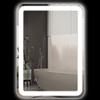 HOMCOM kleankin Specchio Bagno con Interruttore Touch, Luce LED a 3 Temperature e Antiappannamento, 70x50cm